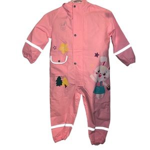 Kids one piece rain suit